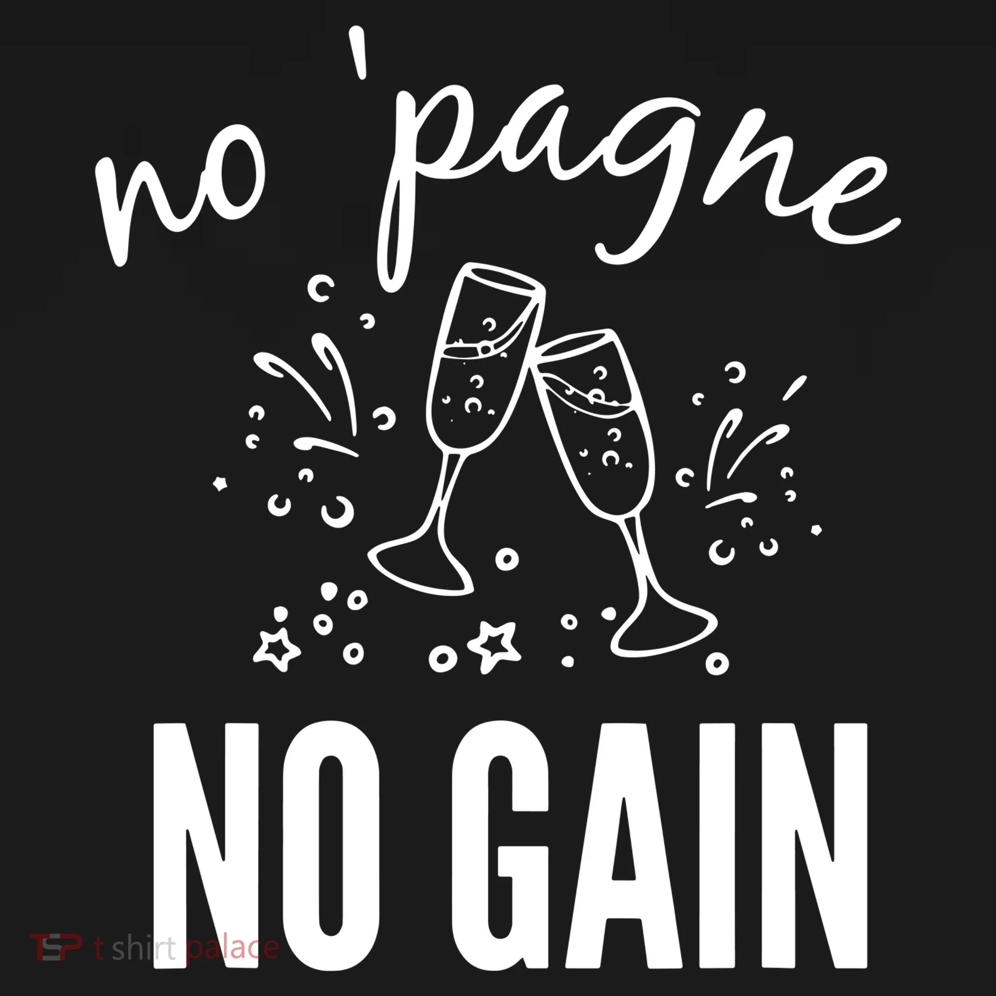 No Pagne No Gain Women's Hoodie