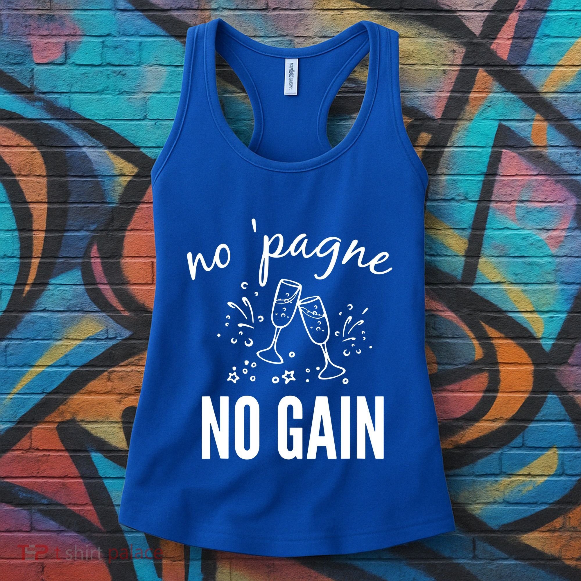 No Pagne No Gain Women's Tank Top