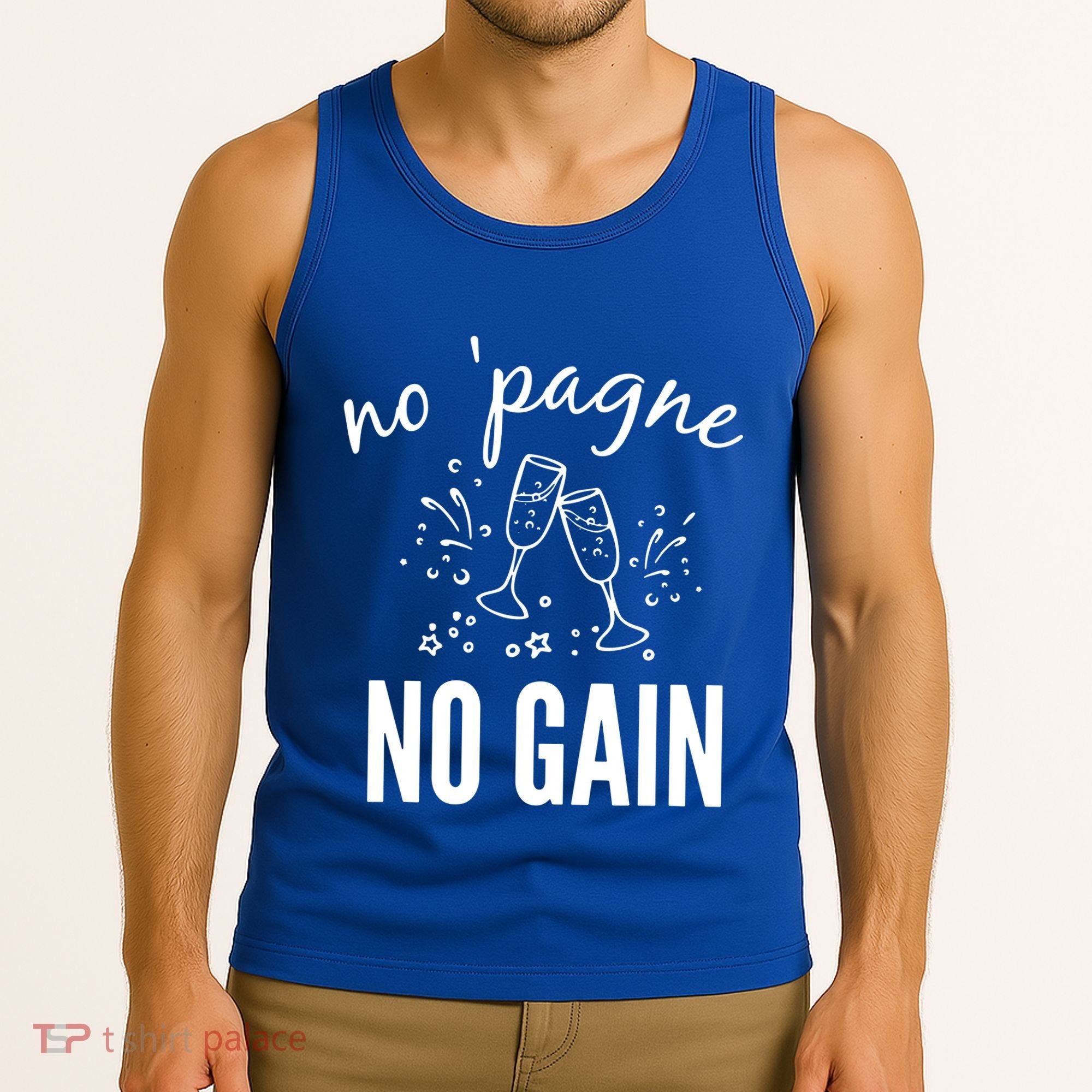 No Pagne No Gain Tank Top