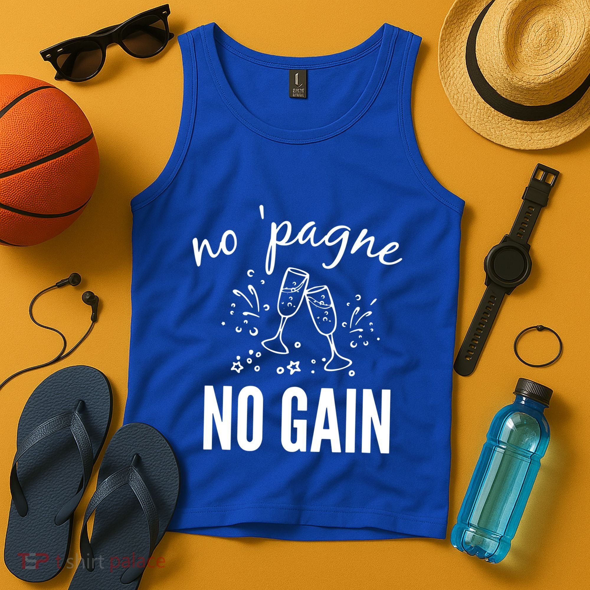 No Pagne No Gain Tank Top
