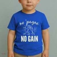 No Pagne No Gain Toddler T-Shirt thumb 2