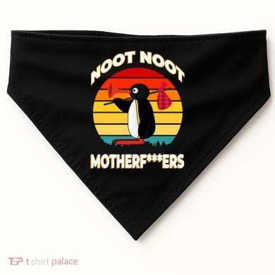 Noot Pingu Noot Meme USA-Made Doggie Bandana