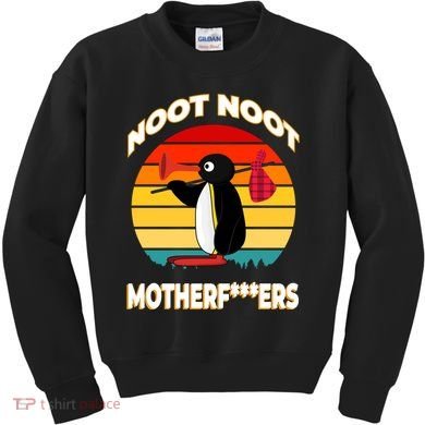 Noot Pingu Noot Meme Kids Sweatshirt