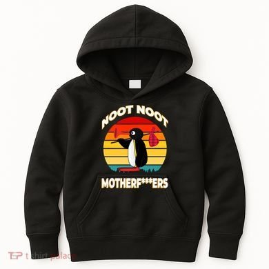 Noot Pingu Noot Meme Kids Hoodie