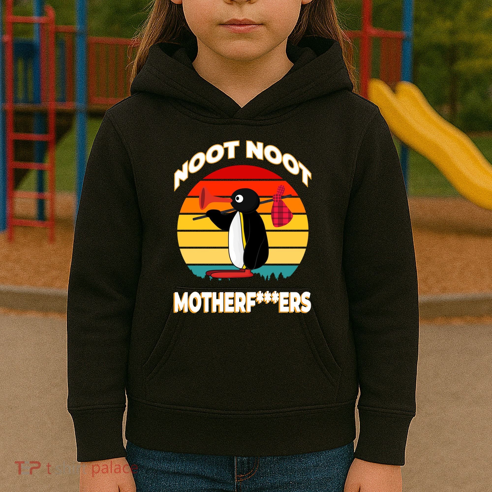 Noot Pingu Noot Meme Kids Hoodie