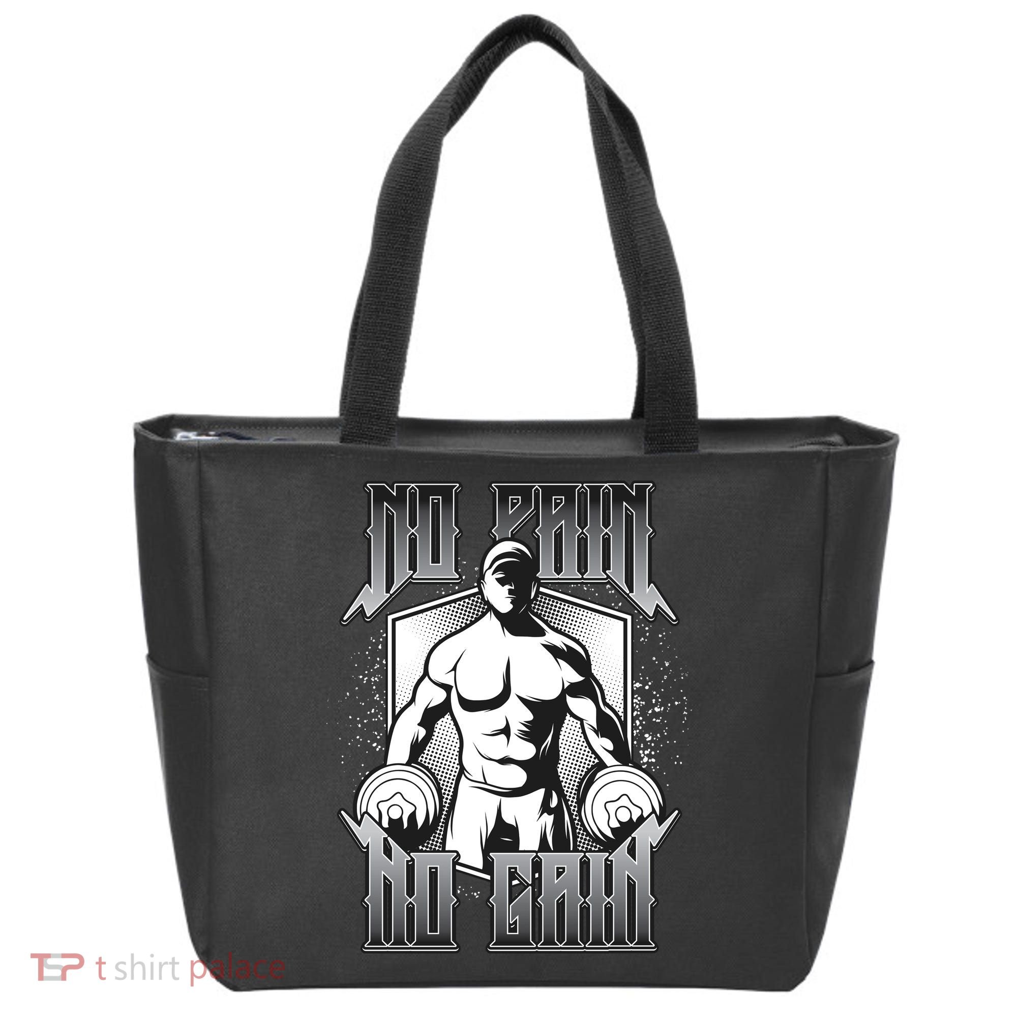 No Pain No Gain Tote Bag