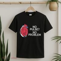 No Pulse No Problem Heartmate Lvad Heart Cvicu T-Shirt thumb 2
