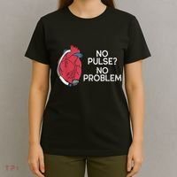 No Pulse No Problem Heartmate Lvad Heart Cvicu T-Shirt thumb 4