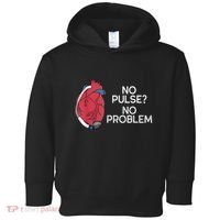 No Pulse No Problem Heartmate Lvad Heart Cvicu Toddler Hoodie thumb 0