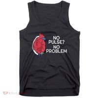 No Pulse No Problem Heartmate Lvad Heart Cvicu Tank Top thumb 0