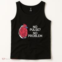 No Pulse No Problem Heartmate Lvad Heart Cvicu Tank Top thumb 2