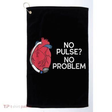 No Pulse No Problem Heartmate Lvad Heart Cvicu Golf Towel