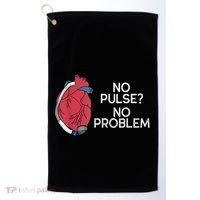 No Pulse No Problem Heartmate Lvad Heart Cvicu Golf Towel thumb 0