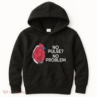 No Pulse No Problem Heartmate Lvad Heart Cvicu Kids Hoodie thumb 0