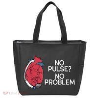 No Pulse No Problem Heartmate Lvad Heart Cvicu Tote Bag thumb 0