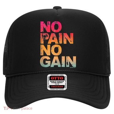No Pain No Gain Motivation Workout Gym Hat