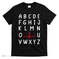 Nurse Pqrst Nursing Ecg And Ekg Alphabet Funny Nurse T-Shirt thumb 0