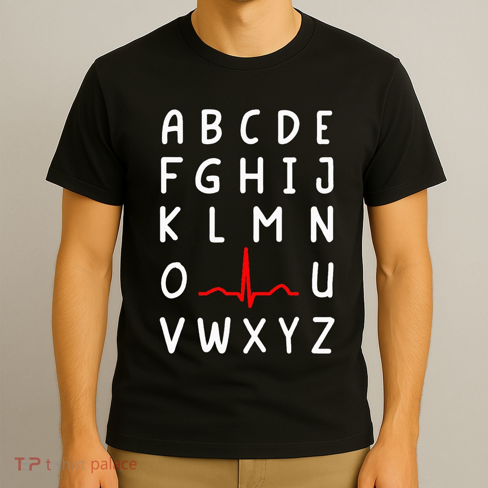Nurse Pqrst Nursing Ecg And Ekg Alphabet Funny Nurse T-Shirt