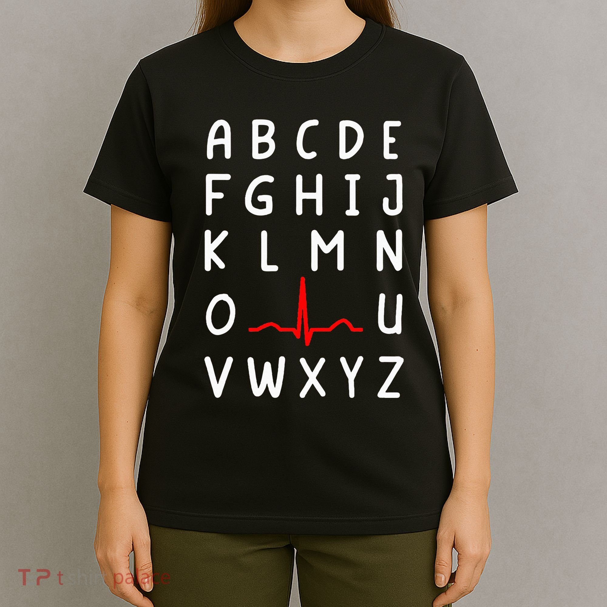 Nurse Pqrst Nursing Ecg And Ekg Alphabet Funny Nurse T-Shirt