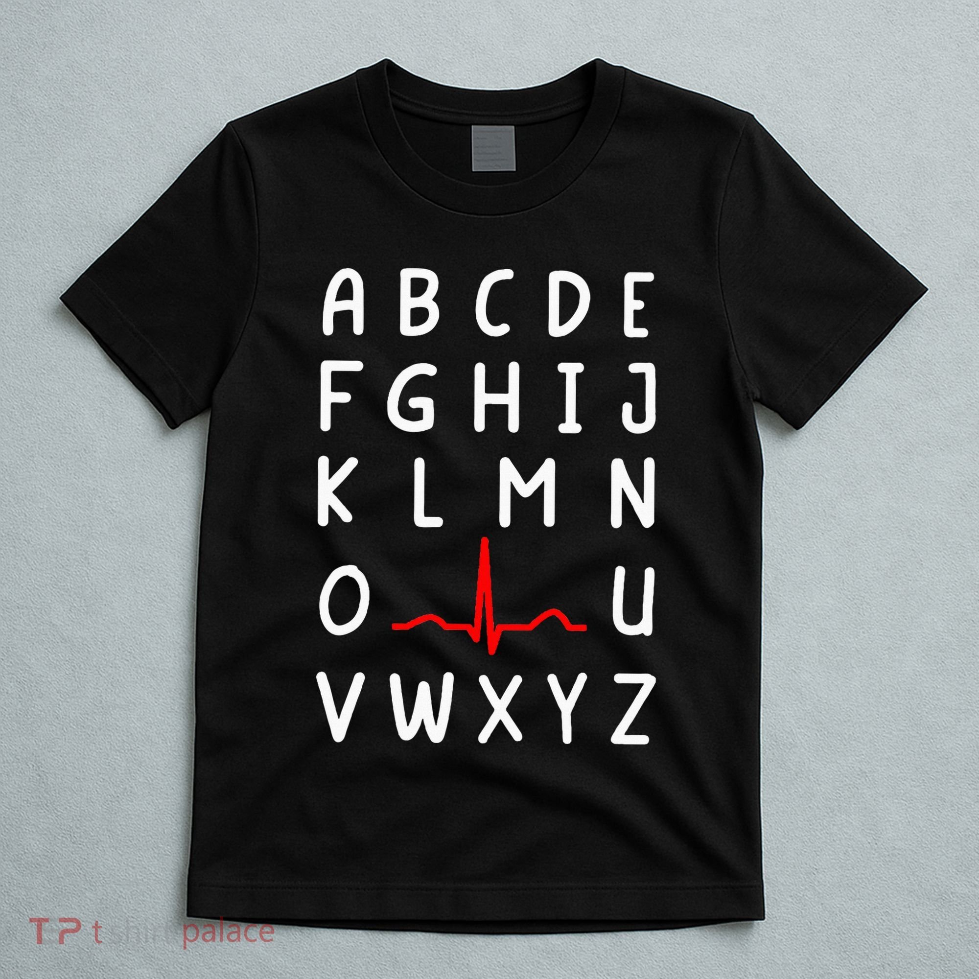 Nurse Pqrst Nursing Ecg And Ekg Alphabet Funny Nurse T-Shirt