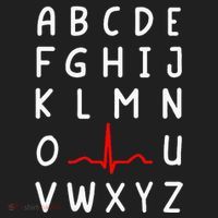 Nurse Pqrst Nursing Ecg And Ekg Alphabet Funny Nurse Beanie thumb 2