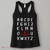 Nurse Pqrst Nursing Ecg And Ekg Alphabet Funny Nurse Women's Tank Top thumb 3