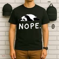 Nope Panda Not Today Funny Lazy Panda T-Shirt thumb 6