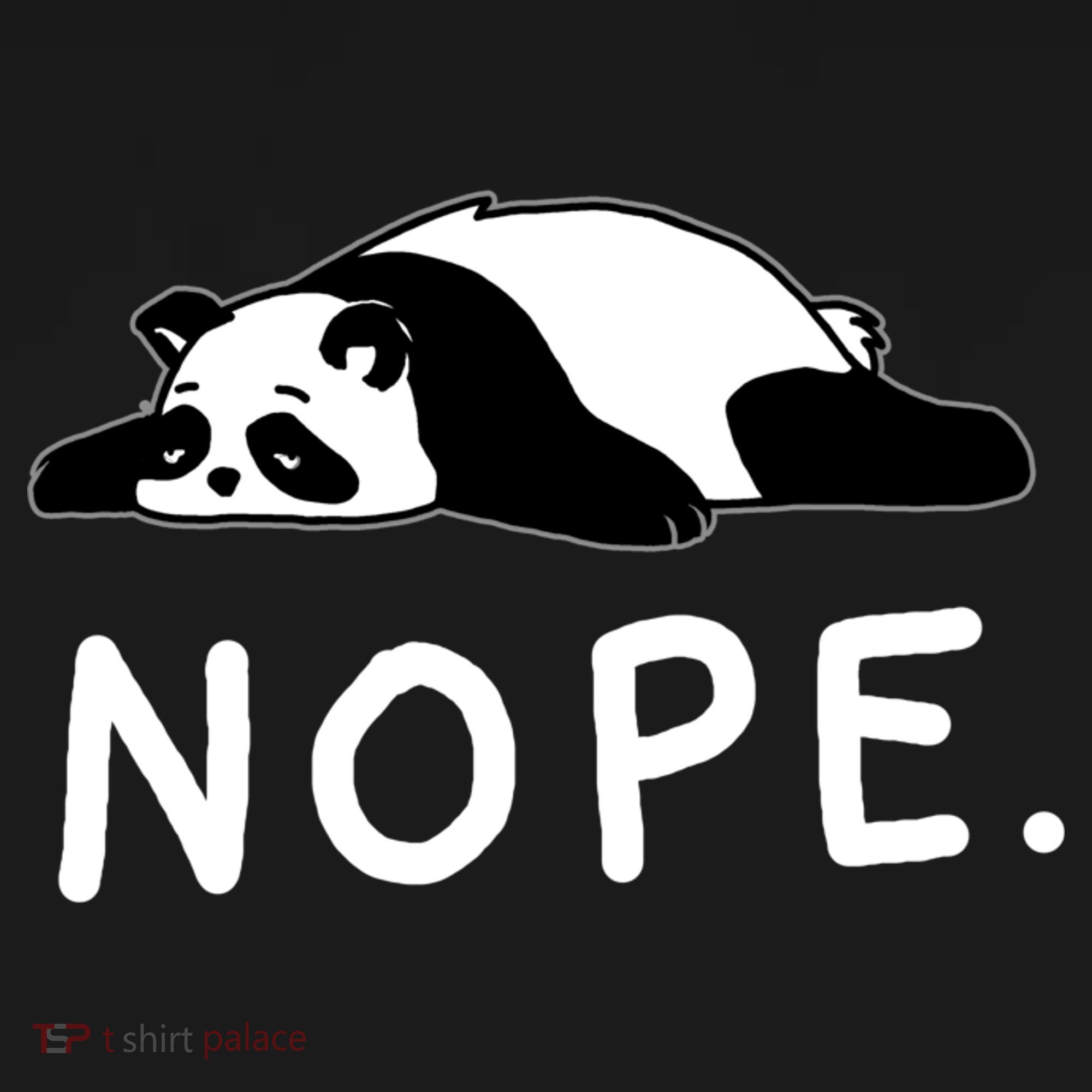 Nope Panda Not Today Funny Lazy Panda Women's Hoodie