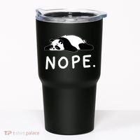 Nope Panda Not Today Funny Lazy Panda Tumbler thumb 0