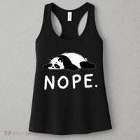 Nope Panda Not Today Funny Lazy Panda Women's Tank Top thumb 3