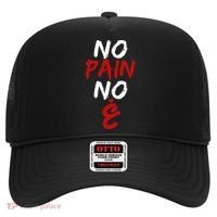 No Pain No Gain Funny Arabic Motivational Gym Cool Gift Hat thumb 0