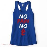 No Pain No Gain Funny Arabic Motivational Gym Cool Gift Women's Tank Top thumb 0