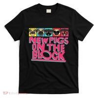 New Pugs On The Block Funny Pug Owner Pop Culture Gift T-Shirt thumb 0