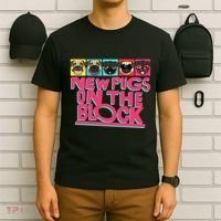 New Pugs On The Block Funny Pug Owner Pop Culture Gift T-Shirt thumb 6