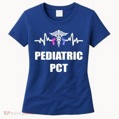 Nicu Pediatric Patient Care Technician Pct Feet Design Meaningful Gift Women's T-Shirt
