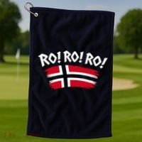 Norwegian Pride RO! RO! RO! Norway Golf Towel thumb 1