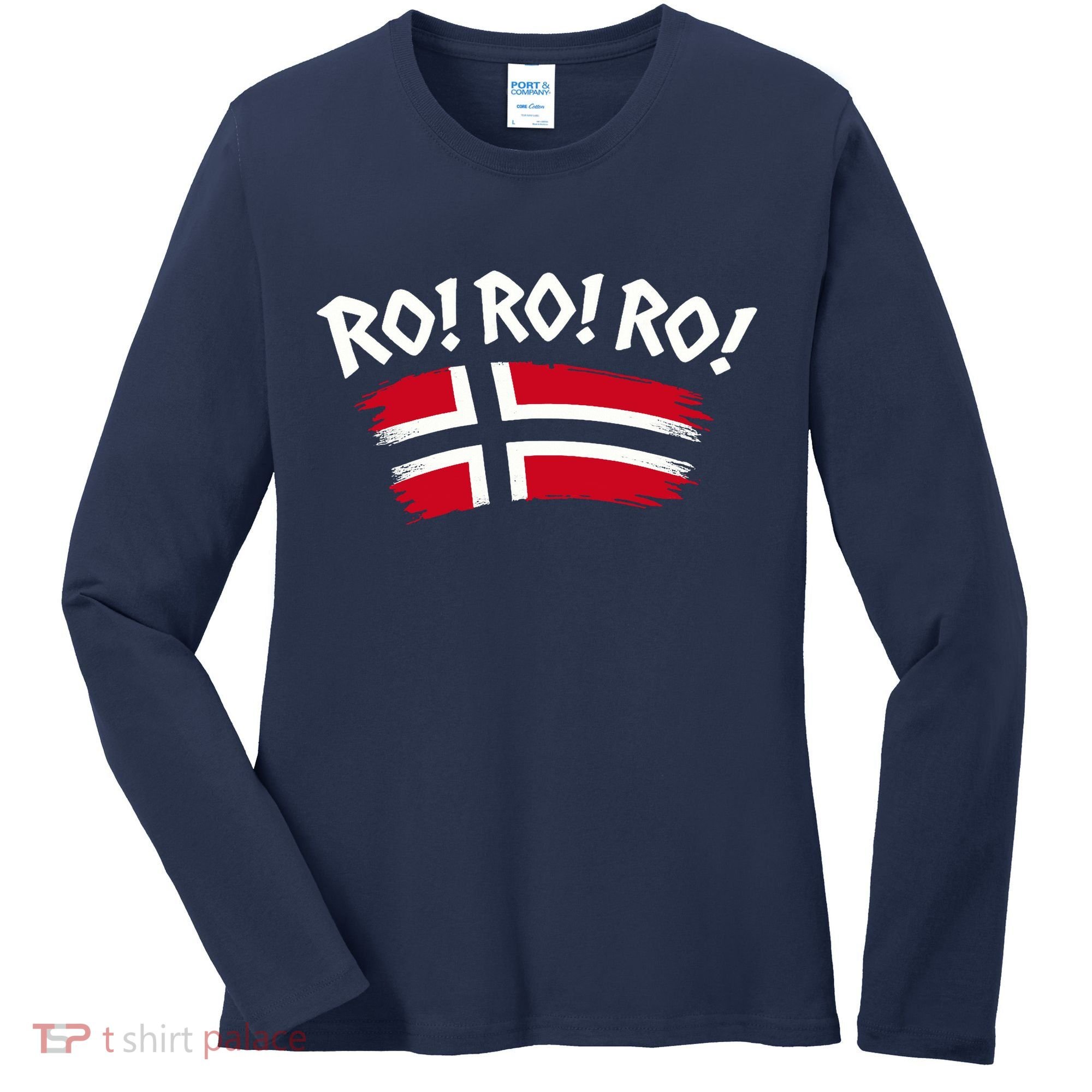 Norwegian Pride RO! RO! RO! Norway Women's Long Sleeve Shirt