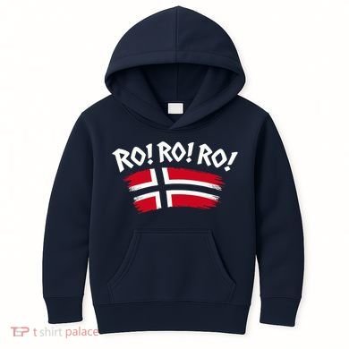 Norwegian Pride RO! RO! RO! Norway Kids Hoodie