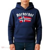 Norwegian Pride RO! RO! RO! Norway Kids Hoodie thumb 4