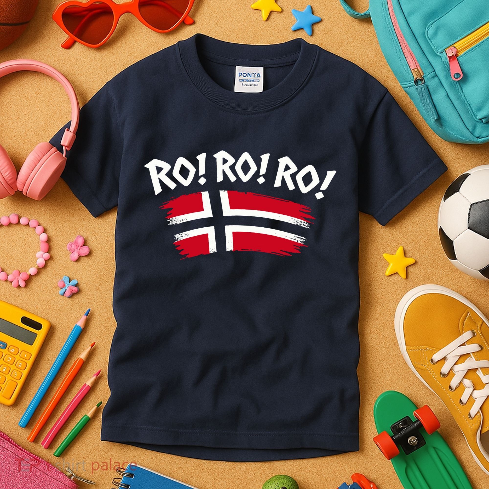Norwegian Pride RO! RO! RO! Norway Kids T-Shirt