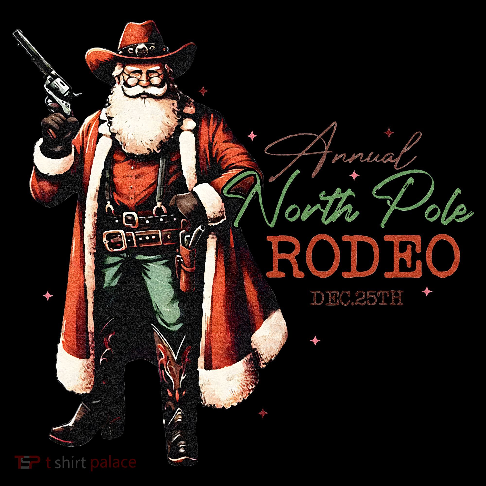 North Pole Rodeo Toddler Hoodie