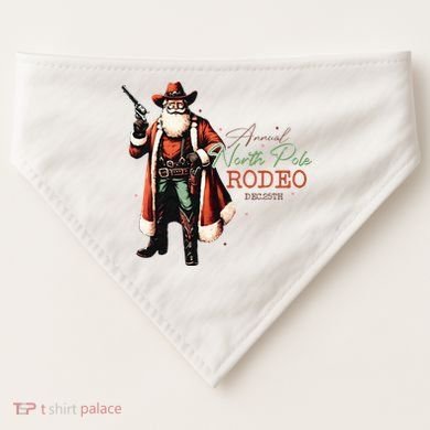 North Pole Rodeo USA-Made Doggie Bandana