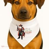 North Pole Rodeo USA-Made Doggie Bandana thumb 1