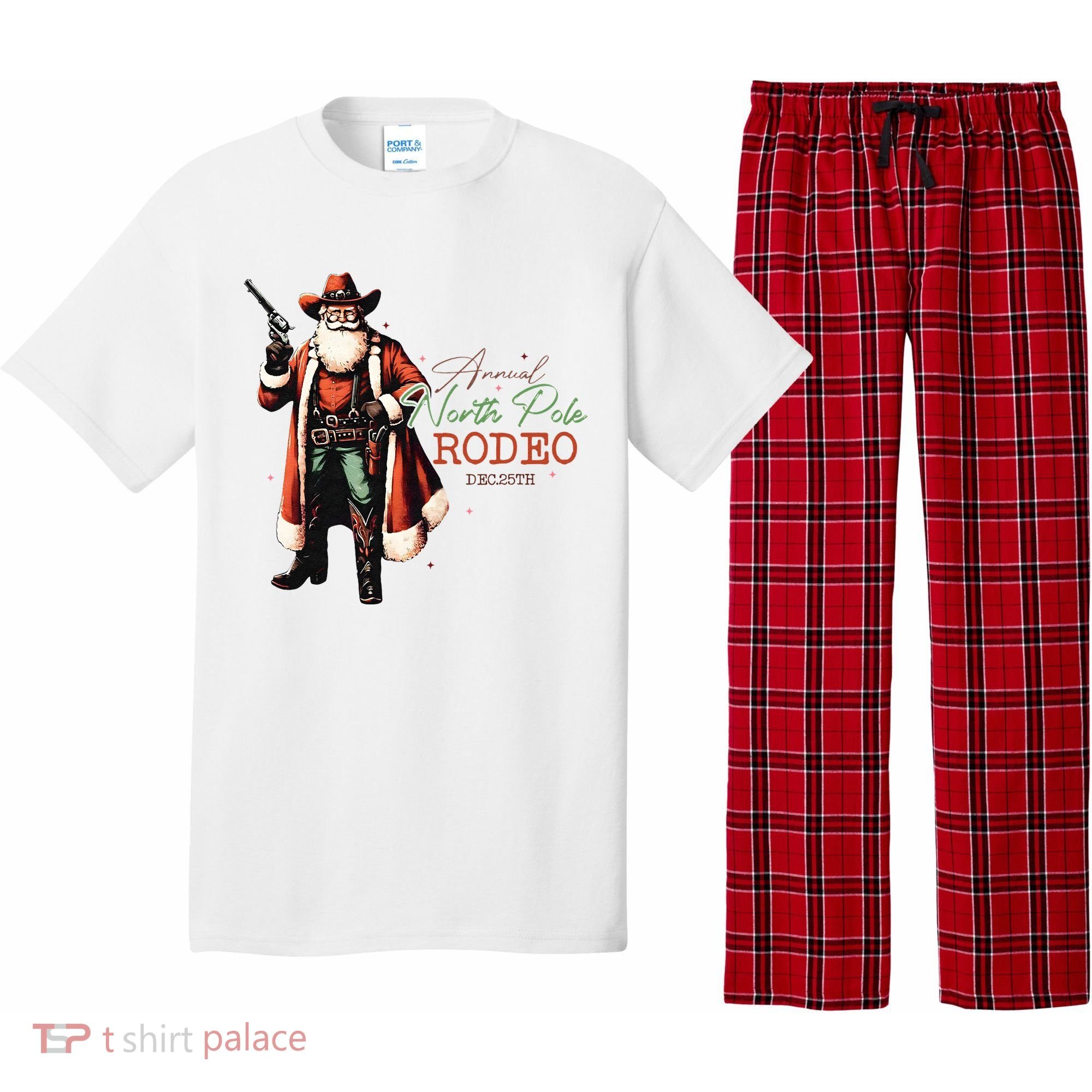 North Pole Rodeo Pajama Set