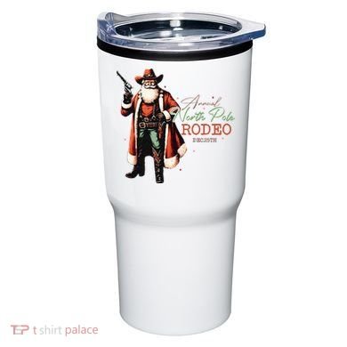 North Pole Rodeo Tumbler