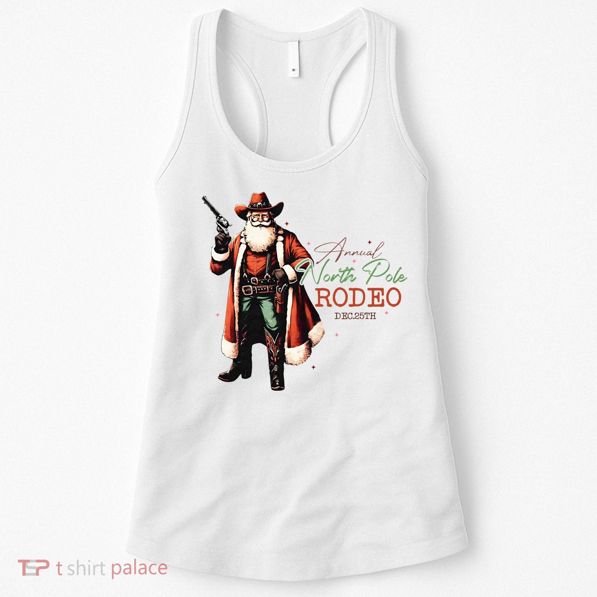 North Pole Rodeo Women's Tank Top