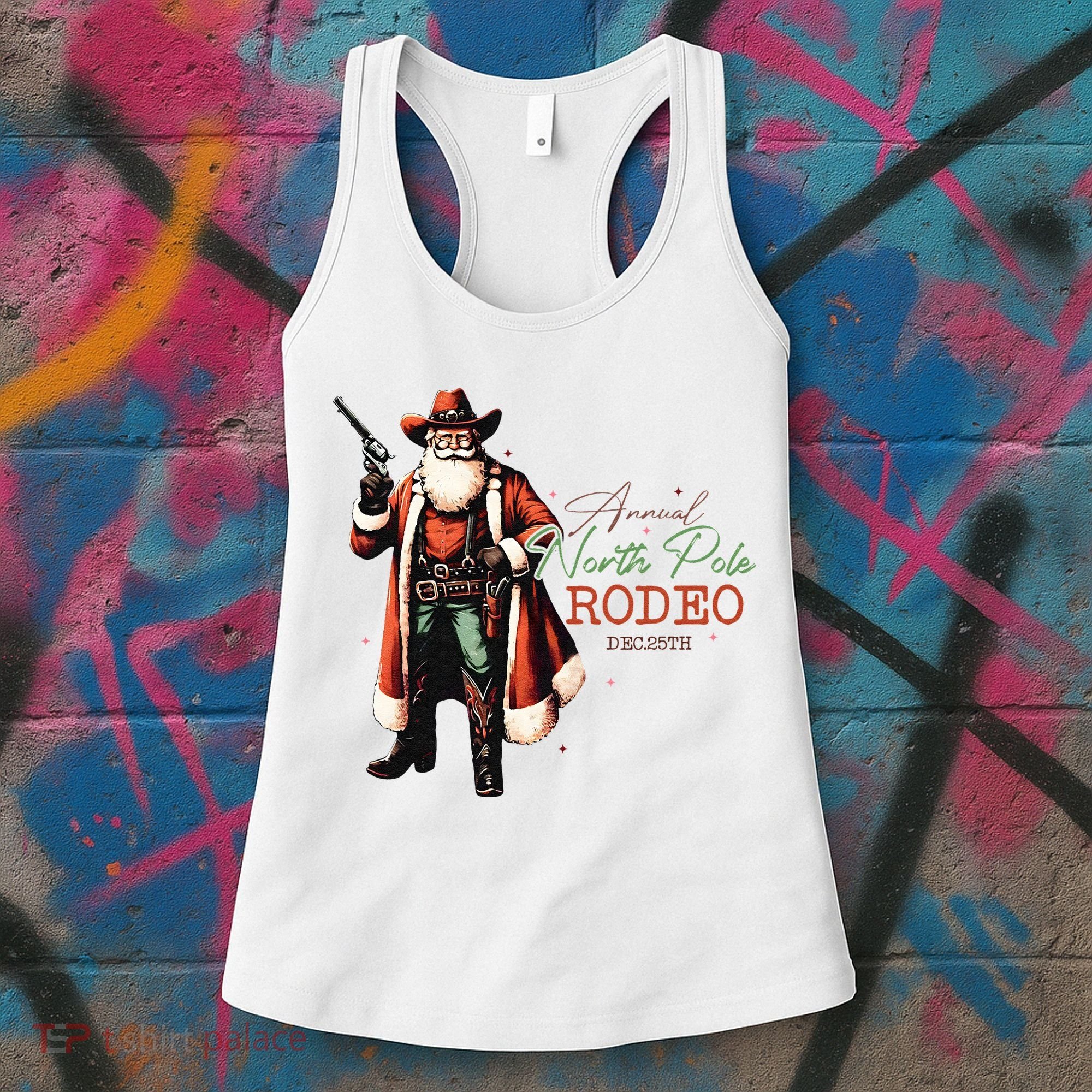 North Pole Rodeo Women's Tank Top