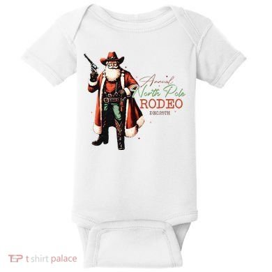 North Pole Rodeo Baby Bodysuit