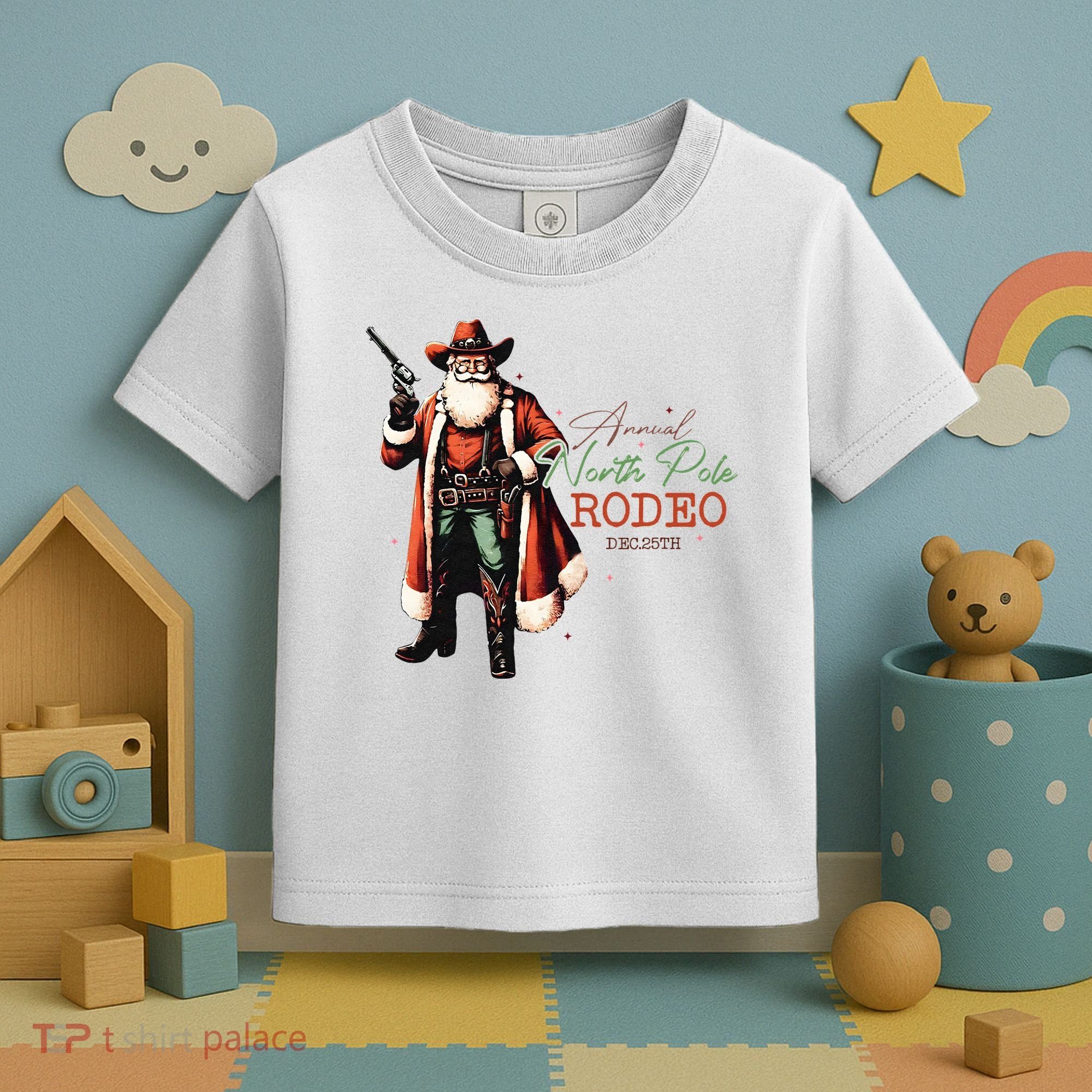 North Pole Rodeo Toddler T-Shirt