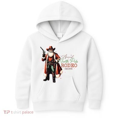 North Pole Rodeo Kids Hoodie